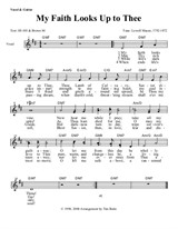 My Faith Looks Up to Thee (Lead Sheet)