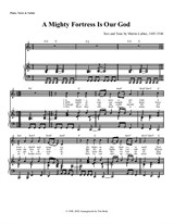 A Mighty Fortress Is Our God (isorhythmic melody)